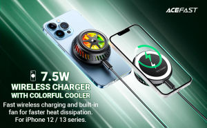 ACEFAST cooling wireless charger Fan Cooler for Mobile Phone Kipas Fon Gaming E2