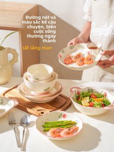SHELI | Beautiful Fresh Flower Ceramic Bowl Set