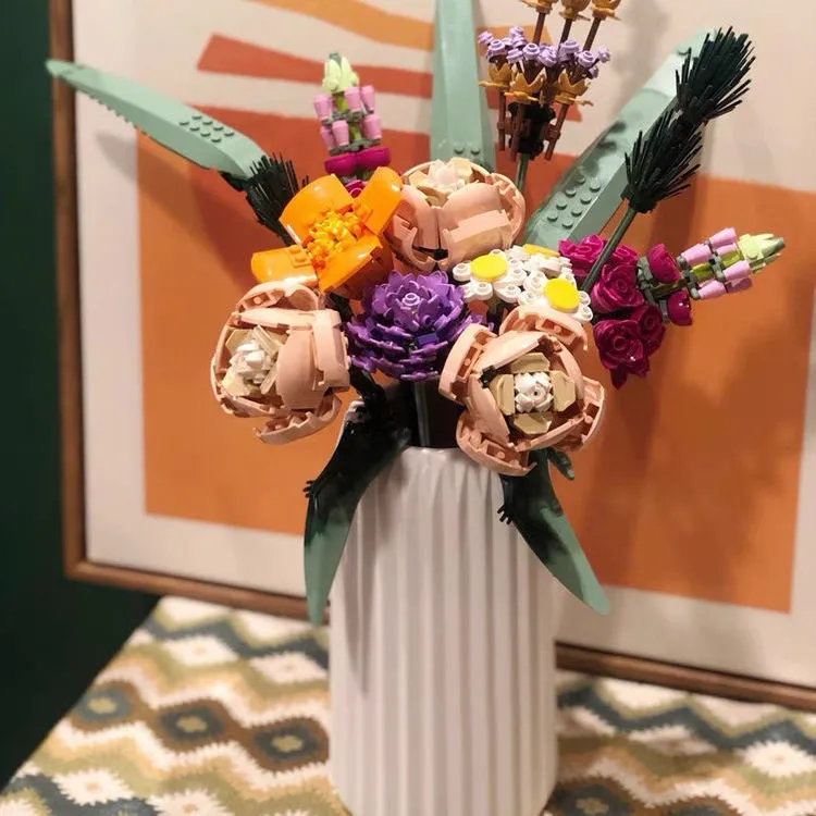 Lego Flowers In Vase Lego Vase Lego Bouquet Vase Matching