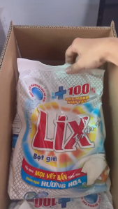 Bột giặt LIX Extra Hương Hoa 2kg Sáng Bóng Đánh Bay Mọi Vết Bẩn - CLEAN MART