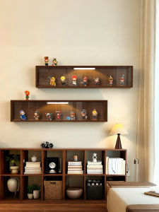 XIANGYUE | No-Drill Wall Mount Display Cabinet Modern