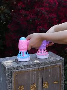 Porous Electric Blowing Large Bubbles Guns Childrens Toys Automatic Bubbles Machine Soap Bubbles Marker Guns Outdoor Party Game
