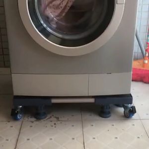 Alas Mesin Cuci Dan Alas Kulkas Tahan Karat Yang Dapat Disesuaikanbraket mesin cuciRoda Kulkas Dudukan Kulkas Kaki Kulkas Setel dan Rem