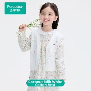 Purcotton | Water Shine Cotton Autumn Winter Girls Set