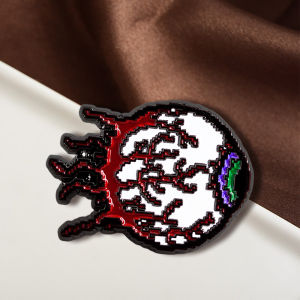 เข็มกลัดตา Cthulhu เข็มกลัดเกม Terraria ของเล่นผู้เล่นอินเทอร์เฟซอินเทอร์เฟซสไตล์วินเทจของขวัญ อุปกรณ์เสริมแฟชั่น