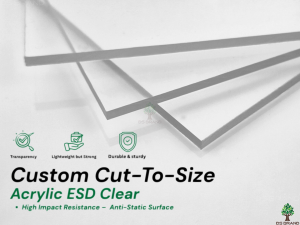 Acrylic Anti-Static Sheet / Acrylic ESD Sheet / Plate / Electrostatic Discharge (ESD) Acrylic / Akrilik Anti-Statik M2
