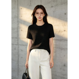 PIAOYA | Trending High Waist Flowy Small Figure Slimming Workwear Wide Leg Trousers