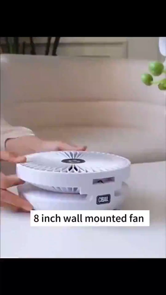 【Ship within 24 hours】XIAOM1 Office Coolingfan Hanging Portable USB Rechargeable Fan Silent Large Wind Cooling Desktop Fan Household Small Desktop FAN