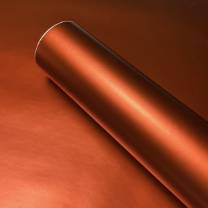 Premium Matte Satin Metallic Brown Vinyl Wrap Film Car Sticker Decal With Air Release Self Adhesive