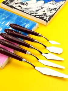 Stainless Steel Oil Painting Knives Set Artist Spatula Palette Knife Art Tool stationery tool