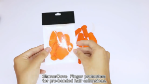 100PCS Orange Rubber Fingertip Gloves Anti-static Natural Latex Finger Cover humb Protect Sleeve for Painting Gardening