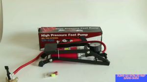 Bơm đạp chân mini bơm xe đạp xe máy oto đồ chơi phao