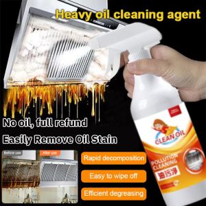 Multifunctional Kitchen Grease Cleaner Powerful Stain Removing Foam Cleaner Degreaser Heavy Oil Stain Cleaning Spray