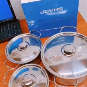 Bộ 3 nồi Sharp cao cấp bền đẹp
