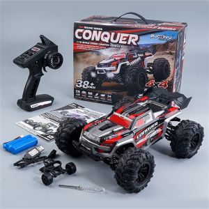 4WD RC xe với đèn LED 2.4 Gam đài phát thanh điều khiển từ xa xe ô tô Buggy off-road điều khiển xe tải bé trai đồ chơi cho trẻ em 1:16 50 km/h