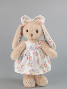 Đồ Chơi Thỏ Mặc Váy Dễ Thương Đồ Chơi Thỏ Tai Rơi Cho Bé Gái Quà Tặng Sinh Nhật Cho Trẻ Em Đồ Chơi Vải Nhồi Bông Bằng Polyester