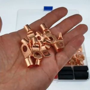 [Original 24 hours delivery]70PCS Copper Battery Cable Connector Terminal Open Lugs Wire Terminals OT 10/20/30/40/50A