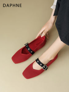 Daphne | French Elegant New Fall Buckle Strappy Coarse Heel Mary Jane Shoes