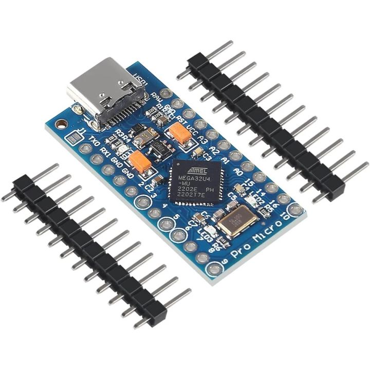 Pro Micro ATmega32U4 5V/16MHz Module Board, Replace with ATmega328 Pro ...