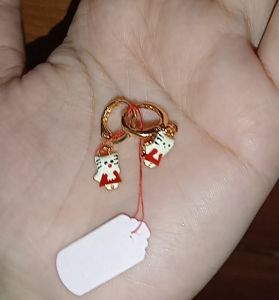 anting emas anak kadar ringan hello Kitty