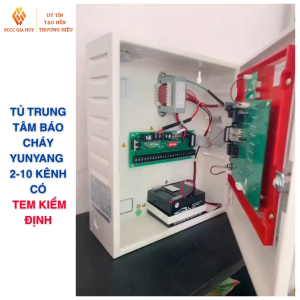 {Có kiểm định}Tủ trung tâm báo cháy 2-10 kênh YUNYANG Có tem kiểm định