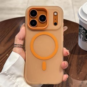 Luxury With Lanyard Soft Silicone For Magsafe Case for iPhone 17 16 15 14 Plus 13 12 11 Pro Max Wireless Charge Magnetic Cover