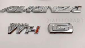 Emblem Avanza New Type "G" Full Chrome Harga Sudah 4 PCS