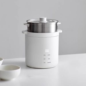 Mini Stainless Steel Uncoated Electric Rice Cooker for 1-2 People Home Dormitory Small Size Multi-Function Rice Pot