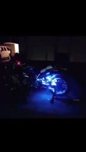 Lampu Led Kedip Model Pesawat RGB 7 Warna USB Mobil Sepeda Motor