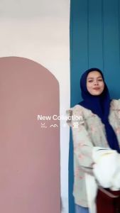 RUFFEL ALIYAH BAJU ATASAN KNITWEAR POLO CARDIGAN KANCING MOTIF TALI KUR KOREAN KNIT TOPS