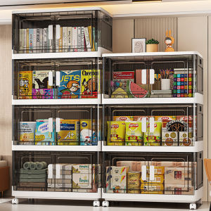 Multi-Layer Drawer Style Storage Cabinet Toy Special Storage Box Home Use Plastic Foldable Organizer for Childrens Room