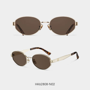 HELEN KELLER | Fashionable Oval Vintage Style UV Protection Sunglasses