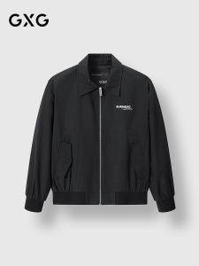 GXG | Back Lettering Hidden Pattern Pilot Jacket Winter
