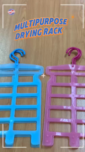 MAXONIC MULTI-PURPOSE PILLOW DRYING RACK | 360° SWIVEL HOOK | DUAL-HOOK DESIGN PILLOW DRYING NET HANGER | RAK PENGERING