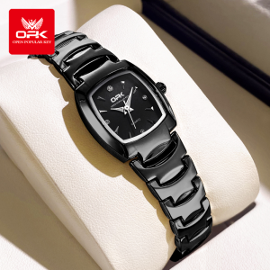 OPK Jam Tangan Wanita Terbaru 2024 Anti Air Original Asli Elegan Mewah Bercahaya Tali Jam Tangan Dari Baja Antikarat Jam Tangan Kuarsa