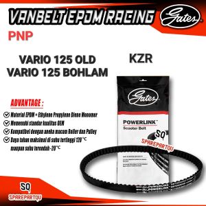 Vanbelt Vario 125 Lama Vario 125 Bohlam Gates Powerlink EPDM Vbelt Belt KZR