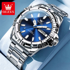 OLEVS watch for mens waterproof 2023 sale original harcode style double calendar luminous men casual watches relo for men