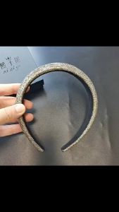 F4 Bando Korea 2.5cm Impor dengan Aksen Kristal Permata Cloud Korean Crystal Headband AJ66 BTR001