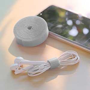 Wire Organizer Velcro Cable Ties Straps Tape Adhesive Fastener Tape Magic Hooks Loops Cable Ties 10mm*1m