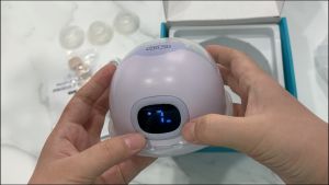 Dr.isla Pompa Asi Electric Handsfree Hisap Kuat Breast Mini 3 modes & 9 gears Electric Breast Pump（18mm 20mm 22mm 24mm 27mm Breast Pump）pumping asi elektrik EB28 PPSU BPA free Material LED Display Pompa asi elektrik otomatis