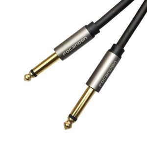 【1.5m/3m/5m】6.35mm Jack To 6.35mm 1/4\" Microphone Cable Guitar cord Mono Audio Aux Cable Adapter Jack Audio Cable Double Guitar