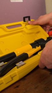 Alat Crimping Hidrolik 4-70mm Tang Press Skun Hidrolik Manual YQK-70