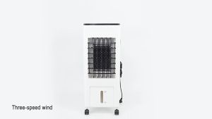 【Local 1 Year Warranty + Free 4 Ice Crystals】8L Premium Quality Air Cooler Portable Air Conditioner With Roller and Remote Control Air Conditioner Cooling Fan Penyejuk Udara 冷风机 冷風機-COD