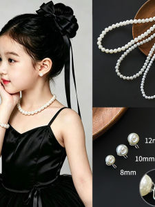 WAMEN | Luxurious Pearl Necklace & Earring Clip & Bracelet Set