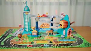 3D Dinosaur Track Car Children's Puzzle: Breakthrough Adventure Toys (Contains Four Cars)