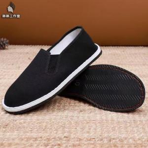 Giày Vải Đế Cao Su Chống Mài Mòn Cổ Điển Dành Cho Nam Giày Lái Xe Thoải Mái Giày Tập Công Chúa Đế Dày Thoáng Khí Mùa Thu
