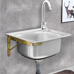 FEIZHUXIANSEN | Rust-Resistant Square Single Small Sink Basin