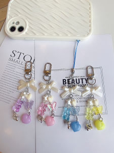Y2g Millennium Style Sweet Cool Girl Bows Mobile Phone Pendant Bag Keychain CCD Camera Pendant Card Binder Lanyard