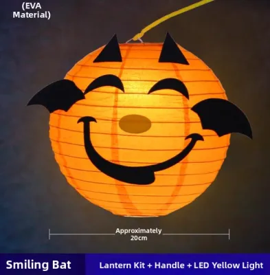Halloween DIY Handheld Glowing Pumpkin Lantern