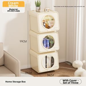 Multi-functional Flip-top Storage Box